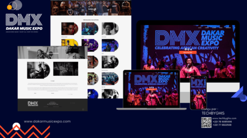 Techbyghis Music website for Dakar Music Expo