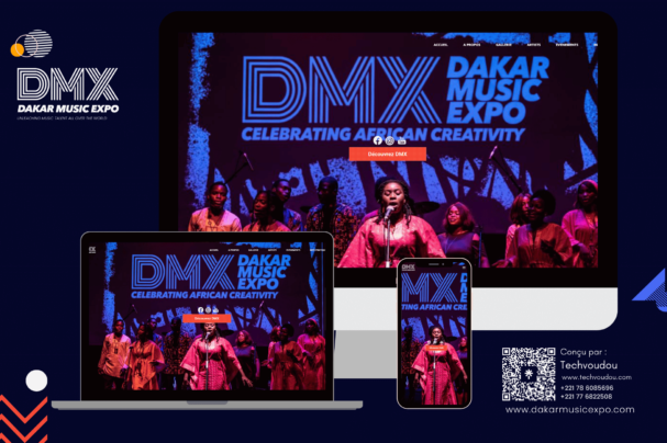 tech voudou Music website for Dakar Music Expo