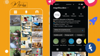 magnifica déco social media by techvoudou