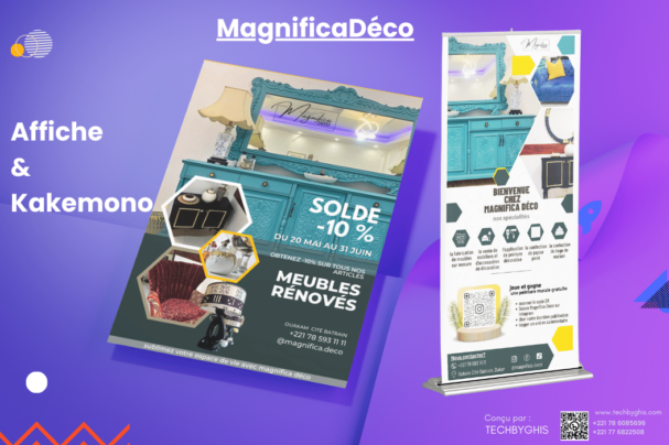 Techbyghis affiche et kakemono Magnifica Déco