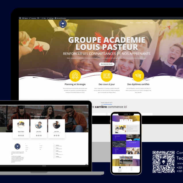 tech voudou school website for GALP 1