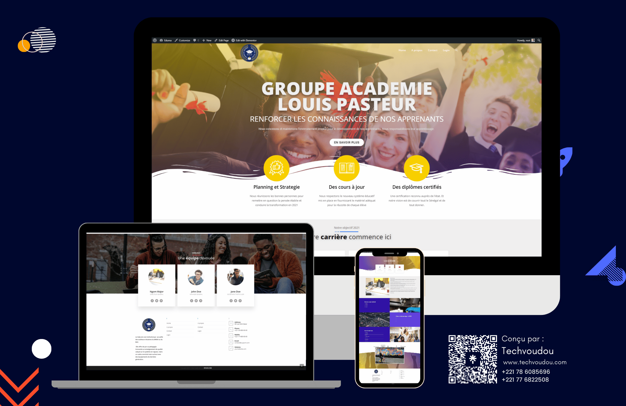 tech voudou school website for GALP 1