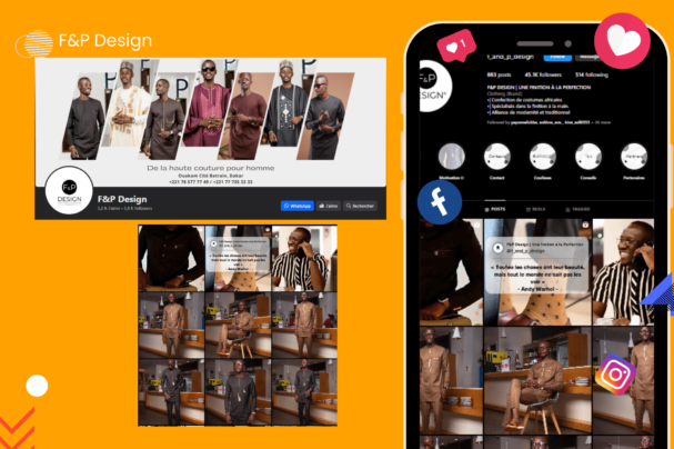 F P Design social media by techvoudou