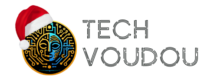 Tech Voudou Logo horizontal noir noel