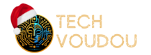 Tech Voudou Logo horizontal jaune noel