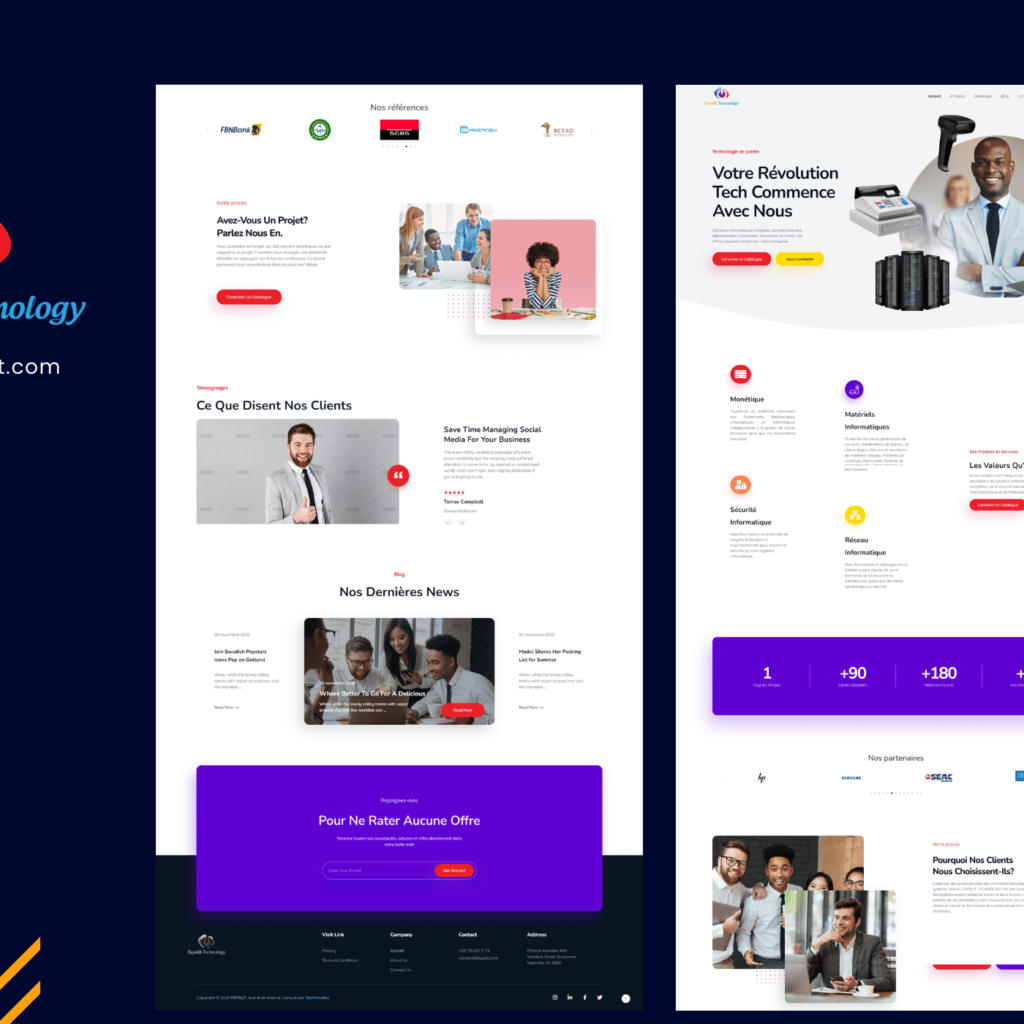 Tech voudou enterprise website pour Fayolit Technology 1